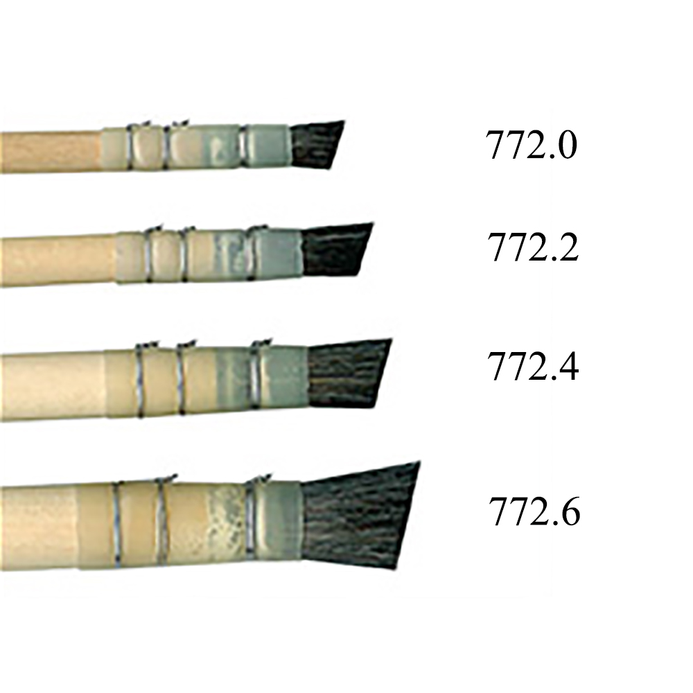 Pinceau plat en fibres synthétiques série 8234 Raphaël chez Rougier & Plé