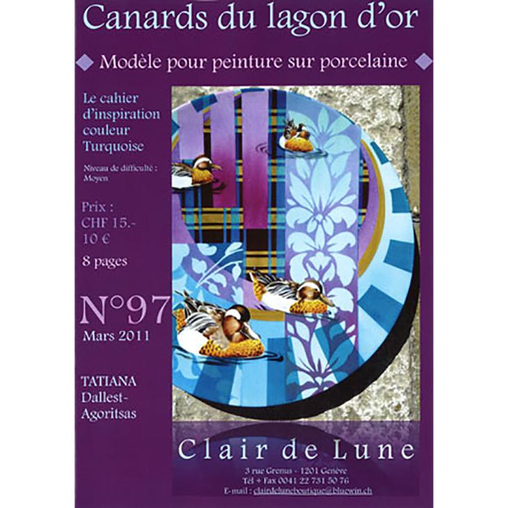 CAHIER CLAIR DE LUNE  - CANARDS DU LAGON DOR N°97